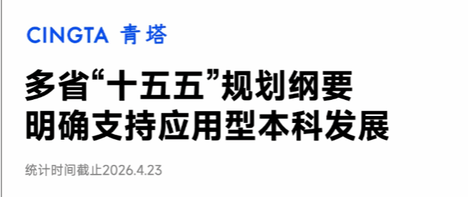 “十五五”重点支持！这些高校，将建设高水平应用型大学！
